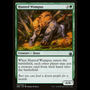 MTG Hunted Wumpus Battlebond bbd#202