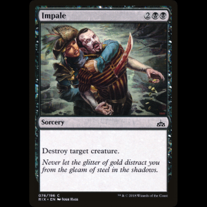 MTG Impale Rivals of Ixalan  rix#76