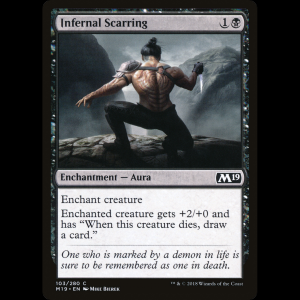 MTG Infernal Scarring Core Set 2019 m19#103