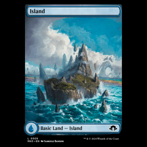 MTG Island Modern Horizons 3 - FOIL mh3#305