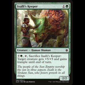 MTG Ixalli's Keeper Ixalan xln#193