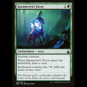 MTG Karametra's Favor Battlebond bbd#203