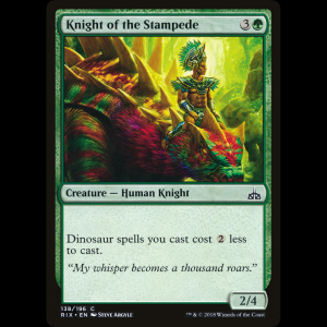 MTG Knight of the Stampede Rivals of Ixalan rix#138