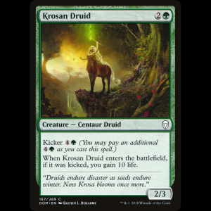 MTG Krosan Druid Dominaria dom#167