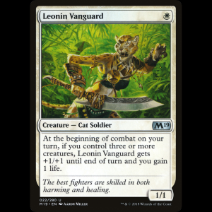 MTG Leonin Vanguard Core Set 2019 m19#22