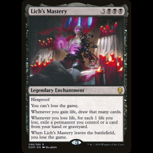 MTG Lich's Mastery Dominaria dom#98