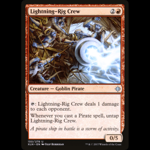 MTG Lightning-Rig Crew Ixalan xln#150