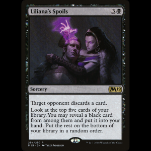 MTG Liliana's Spoils Core Set 2019 m19#294