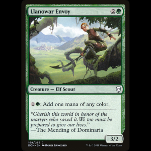 MTG Llanowar Envoy Dominaria dom#169