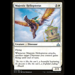 MTG Majestic Heliopterus Rivals of Ixalan rix#13