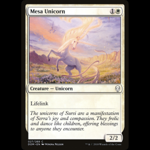 MTG Mesa Unicorn Dominaria dom#27