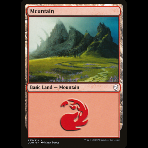 MTG Mountain Dominaria - FOIL dom#265