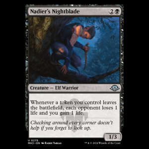 MTG Nadier's Nightblade Modern Horizons 3 mh3#275