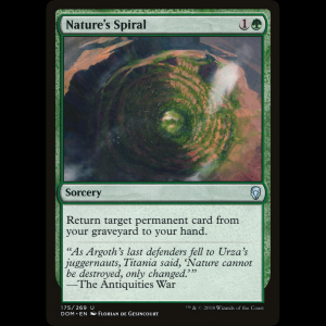 MTG Nature's Spiral Dominaria dom#175