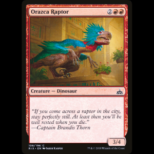 MTG Orazca Raptor Rivals of Ixalan rix#108