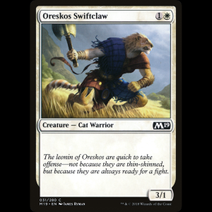 MTG Oreskos Swiftclaw Core Set 2019 m19#31