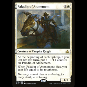 MTG Paladin of Atonement Rivals of Ixalan rix#16