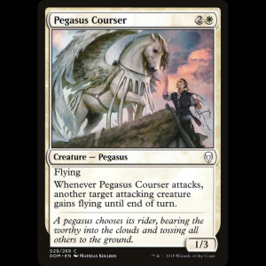 MTG Pegasus Courser Dominaria dom#29