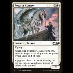 MTG Pegasus Courser Core Set 2019 m19#32