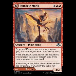 MTG Pinnacle Monk // Mystic Peak Modern Horizons 3 mh3#246