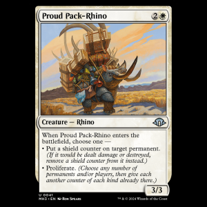 MTG Proud Pack-Rhino Modern Horizons 3 mh3#41