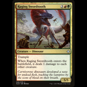 MTG Raging Swordtooth Ixalan xln#226