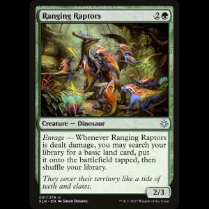 MTG Ranging Raptors Ixalan xln#201