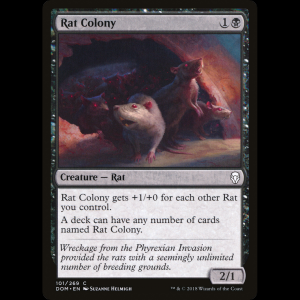 MTG Rat Colony Dominaria dom#101