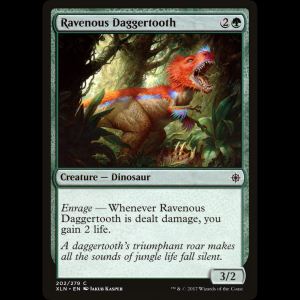 MTG Ravenous Daggertooth Ixalan xln#202