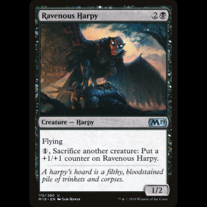 MTG Ravenous Harpy Core Set 2019 m19#115