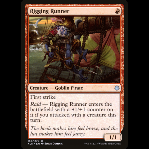 MTG Rigging Runner Ixalan xln#157