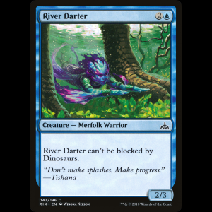 MTG River Darter Rivals of Ixalan rix#47