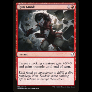 MTG Run Amok Dominaria dom#140