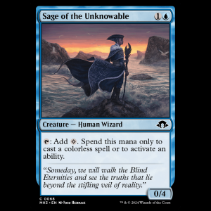 MTG Sage of the Unknowable Modern Horizons 3 - FOIL mh3#68