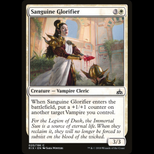 MTG Sanguine Glorifier Rivals of Ixalan rix#20