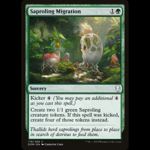 MTG Saproling Migration Dominaria dom#178