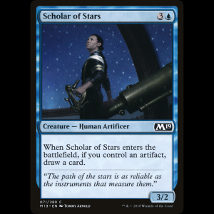 MTG Scholar of Stars Core Set 2019 m19#71