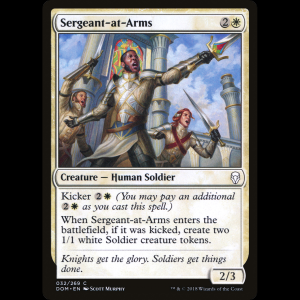 MTG Sergeant-at-Arms Dominaria dom#32