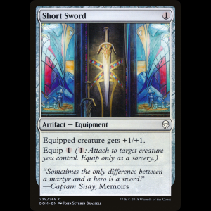 MTG Short Sword Dominaria dom#229