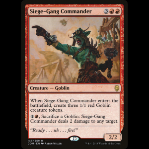 MTG Comandante de sitiadores (Siege-Gang Commander) Dominaria dom#143