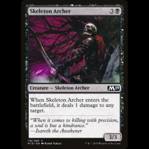 MTG Esqueleto arquero (Skeleton Archer) Core Set 2019 m19#118