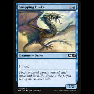 MTG Draco mordiente (Snapping Drake) Core Set 2019 m19#75