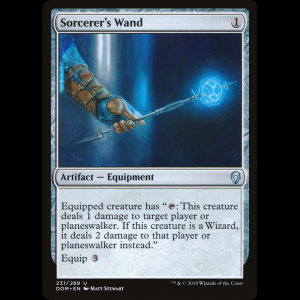 MTG Sorcerer's Wand Dominaria dom#231