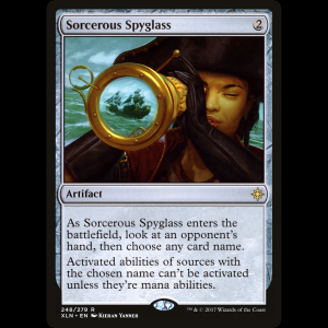 MTG Sorcerous Spyglass Ixalan xln#248