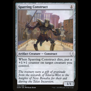 MTG Sparring Construct Dominaria dom#232