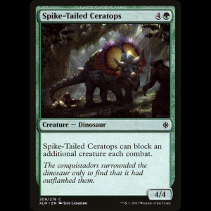 MTG Spike-Tailed Ceratops Ixalan xln#209