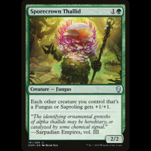 MTG Sporecrown Thallid Dominaria dom#181