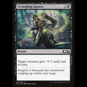 MTG Strangling Spores Core Set 2019 m19#122