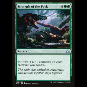 MTG Strength of the Pack Rivals of Ixalan rix#145