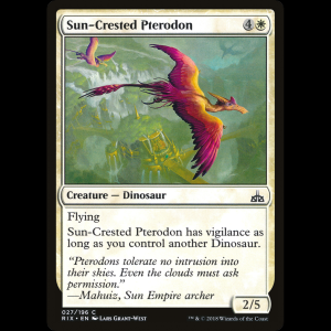 MTG Sun-Crested Pterodon Rivals of Ixalan rix#27